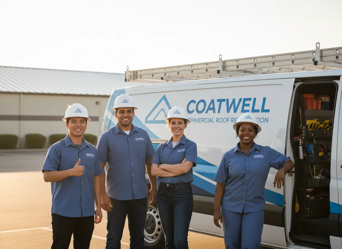 Commercial roof coating company in Pisgah, IA